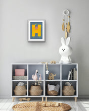 Load image into Gallery viewer, H is for Hippo (two colour options)