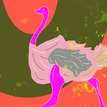 Load image into Gallery viewer, O is for Ostrich
