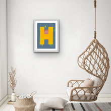 Load image into Gallery viewer, H is for Hippo (two colour options)