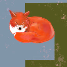 Load image into Gallery viewer, F is for Fox (two colour options)