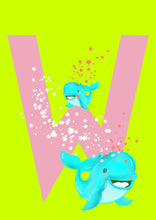 Load image into Gallery viewer, W is for Whale