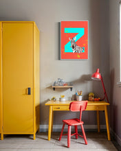 Load image into Gallery viewer, Z is for Zebra (two colour options)