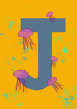 Load image into Gallery viewer, J is for Jellyfish
