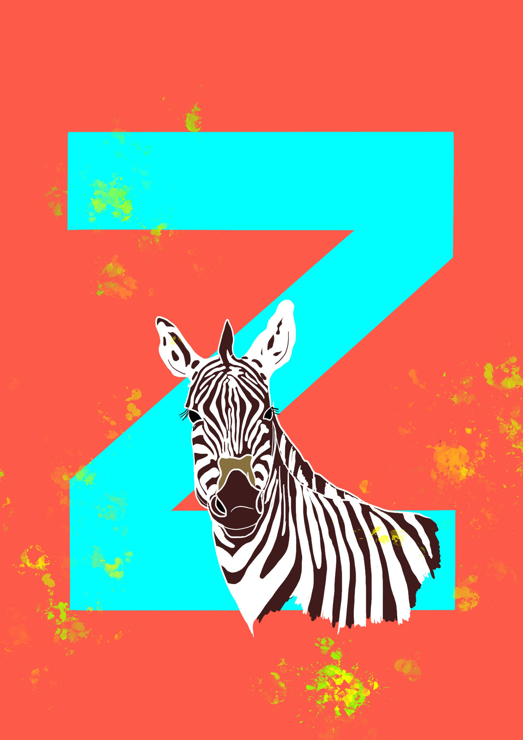 Z is for Zebra (two colour options)